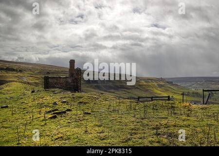 Verfallene Mine in Rosedale Stockfoto