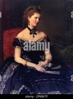 Matilde de de Aguilera y Gamboa, Lady of Fontagud 1873 von Federico de Madrazo y Kuntz Stockfoto