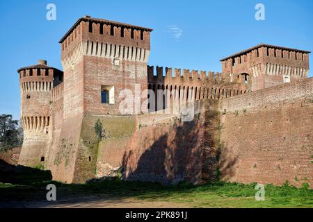 Soncino (Cr), la Rocca Sforzesca del XV secolo Stockfoto