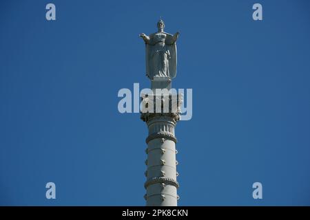 Yorktown Victory Monument am Schlachtfeld im US-Bundesstaat Virginia Stockfoto