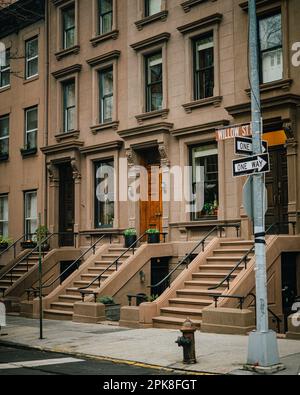 Häuser in Brooklyn Heights, Brooklyn, New York Stockfoto