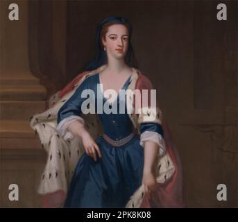 Lady Anne Cavendish (Tochter von Elihu Yale?) Ca. 1725 von Jonathan Richardson, dem Ältesten Stockfoto