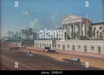 Third und Vine Northside 1835 von John Caspar Wild Stockfoto