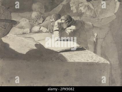Die Geographen von John Brown Stockfoto
