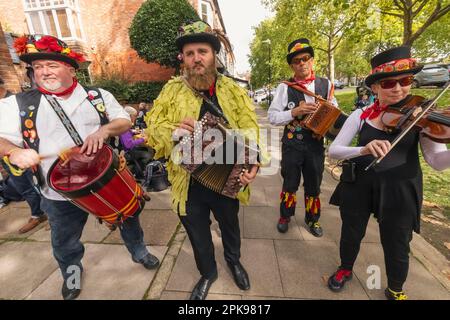 England, Kent, Tenterden, Tenterden Annual Folk Festival, Morris-Tänzer Stockfoto