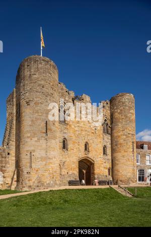 England, Kent, Tonbridge, Tonbridge Castle Stockfoto