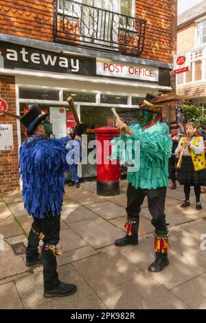 England, Kent, Tenterden, Tenterden Annual Folk Festival, Morris-Tänzer Stockfoto