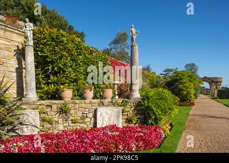 England, Kent, Hever, Hever Castle, Die Italienischen Gärten Stockfoto