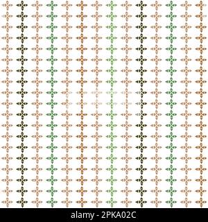 Darstellung organischer Formen. Abstrakte, nahtlose, von Hand gemalte moderne Kunst. Klassische organische Naturkritzelgrafik. Stock Vektor