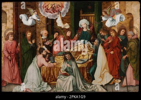 Dormition der Jungfrau von 1491 bis 1492 durch Hans Holbein der Ältere Stockfoto