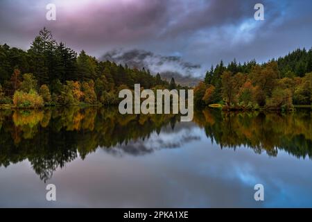 Glencoe Lochan, Schottland, Großbritannien, Europa Stockfoto