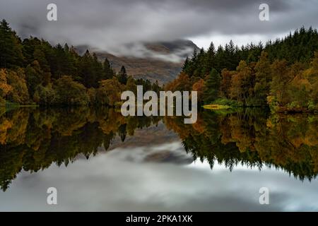 Glencoe Lochan, Schottland, Großbritannien, Europa Stockfoto