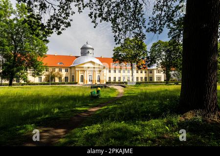 Europa, Polen, Niederschlesien, Milicz / Militsch, Milicz Palace Stockfoto