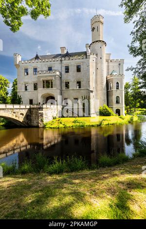 Europa, Polen, Niedermösien, Schloss Karpniki / Schloss Fischbach Stockfoto