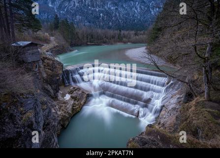 Lech Falls bei Füssen Stockfoto