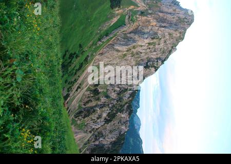 Wanderung nach Gehrenalpe, 1610 m, Wängle bei Reutte in Tirol, Österreich, Europa Stockfoto