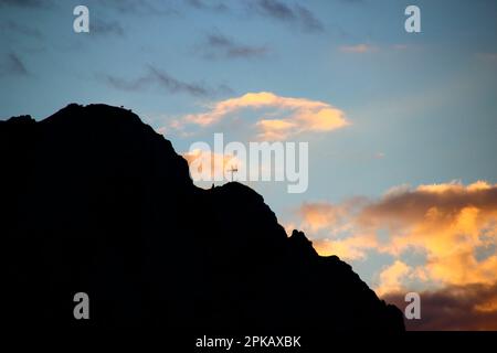 Wanderung nach Gehrenalpe, 1610 m, Wängle bei Reutte in Tirol, Österreich, Europa Stockfoto