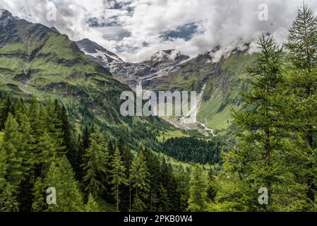 Wandern rund um den Großglockner, Österreichs höchsten Berg Stockfoto