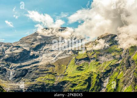 Wandern rund um den Großglockner, Österreichs höchsten Berg Stockfoto