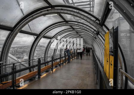 Moderne Architektur und Panoramablick vom Centre Centre Centre Centre Centre Centre Centre Centre Centre Centre Centre in Paris, Frankreich Stockfoto