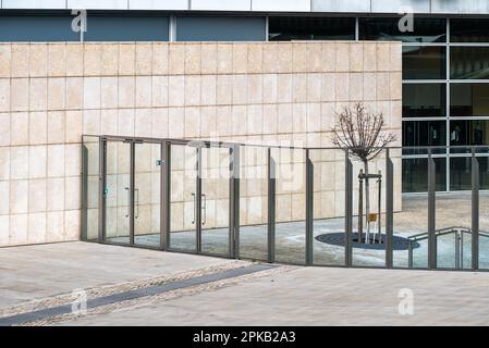 Europäisches Viertel Brüssel, Belgien - 15. März 2023 - Esplanade des Berlaymont-Gebäudes der Europäischen kommission Stockfoto