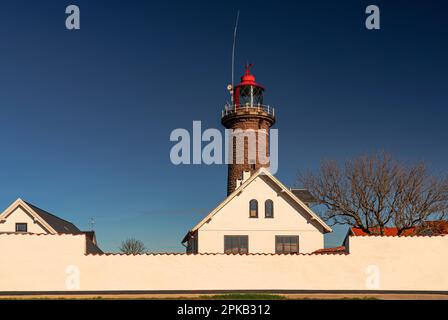 Leuchtturm Fornæs Fyr, Jütland, Dänemark Stockfoto