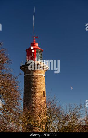 Leuchtturm Fornæs Fyr, Jütland, Dänemark Stockfoto