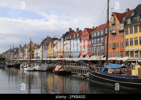 Kopenhagen, Dänemark, Nyhavn Stockfoto