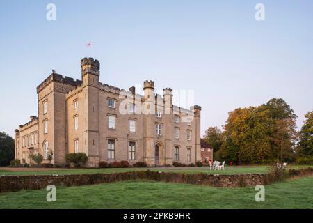 England, Kent, Edenbridge, Chiddingstone, Chiddingstone Castle Stockfoto