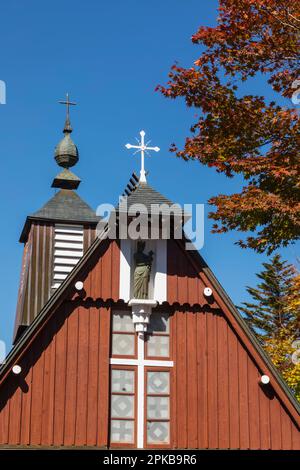 Japan, Honshu, Präfektur Nagano, Karuizawa, Katholische Kirche St. Paul Stockfoto