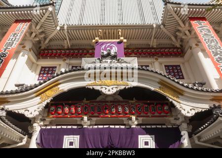 Japan, Honshu, Tokio, Ginza, Kabuki-za Theater Stockfoto