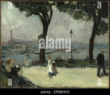 East River Park, ca. 1902 von William Glackens Stockfoto