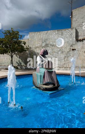 Murales. Tinnura. ODER Sardegna. Italien Stockfoto