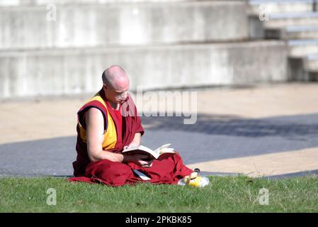 Atmosphäre seine Heiligkeit die 14. von Dalai Lama erlernten „Stadien der Meditation“, die ab dem 11-14. Juni auf dem Sydney Showground im Sydney Olympic Park über vier Tage in Sydney abgehalten werden. Sydney, Australien. 11.06.08. Stockfoto