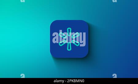 Agadir, Marokko - April 2023: Spark Driver Logo in einem abgestuften Hintergrund Stockfoto