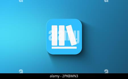 Agadir, Marokko - April 2023: StoryGraph-Logo im abgestuften Hintergrund Stockfoto