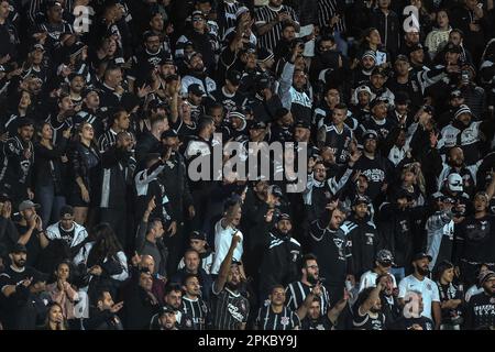 URUGUAY - 04. Januar 06/2023 - LIBERTADORES 2023, LIVERPOOL - URU X CORINTHIANS - Fans während eines Spiels zwischen Liverpool - URU und Corinthians im Centenario Stadion für die Libertadores-Meisterschaft 2023. Foto: FocoUy/AGIF/Sipa USA Stockfoto