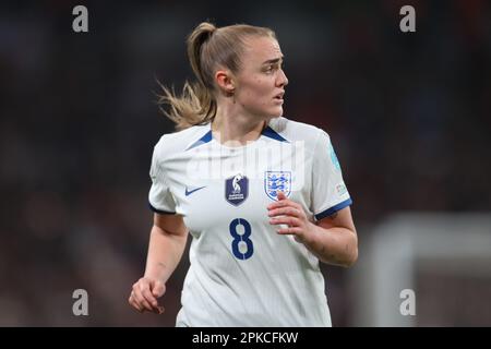 Georgia Stanway (Bayern München) von England Women beim CONMEBOL-UEFA Women's Champions Cup Finalissima-Fußballspiel zwischen England Women und Braz Stockfoto