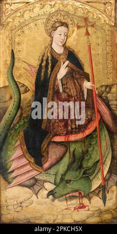 St. Margaret, ca. 1456 von Joan Reixach Stockfoto