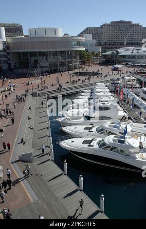 40. Sydney International Boat Show im Darling Harbour in Sydney, Australien, am 7. August 2007. Stockfoto