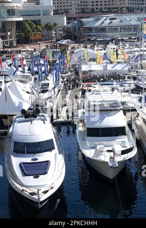 40. Sydney International Boat Show im Darling Harbour in Sydney, Australien, am 7. August 2007. Stockfoto