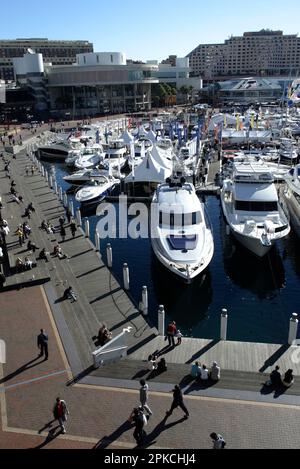 40. Sydney International Boat Show im Darling Harbour in Sydney, Australien, am 7. August 2007. Stockfoto