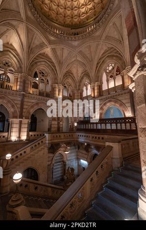 Das Gebäude der Bombay Municipal Corporation (BMC) befindet sich in Mumbai, Indien, und ist der Hauptsitz des für gove zuständigen kommunalen Unternehmens Stockfoto