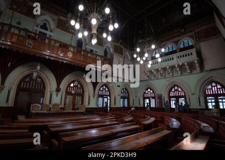 Das Gebäude der Bombay Municipal Corporation (BMC) befindet sich in Mumbai, Indien, und ist der Hauptsitz des für gove zuständigen kommunalen Unternehmens Stockfoto