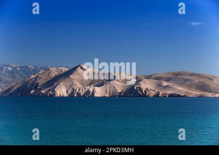 KRK-Küste, in der Nähe von Baska, Kvarner Golfbucht, Adria, Kroatien Stockfoto