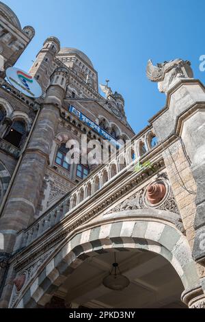 Das Gebäude der Bombay Municipal Corporation (BMC) befindet sich in Mumbai, Indien, und ist der Hauptsitz des für gove zuständigen kommunalen Unternehmens Stockfoto