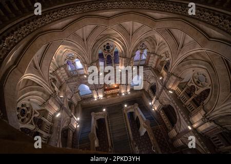 Das Gebäude der Bombay Municipal Corporation (BMC) befindet sich in Mumbai, Indien, und ist der Hauptsitz des für gove zuständigen kommunalen Unternehmens Stockfoto