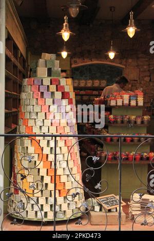 Seifengeschäft, Le Panier, Marseille, Frankreich Stockfoto