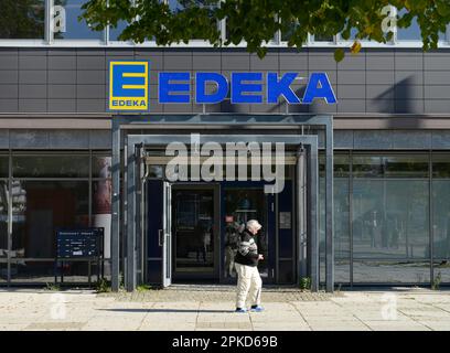 Edeka, Brueckenstraße, Chemnitz, Sachsen, Deutschland Stockfoto