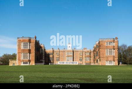 Das Tudor-Haus im Tempel Newsam in Leeds, West Yorkshire, England, Großbritannien Stockfoto